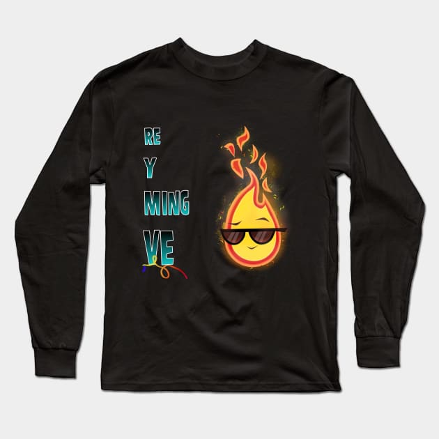 TD - Flames of love Long Sleeve T-Shirt by CourtR